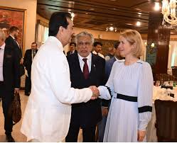 Gilani meets Kaja Kallas